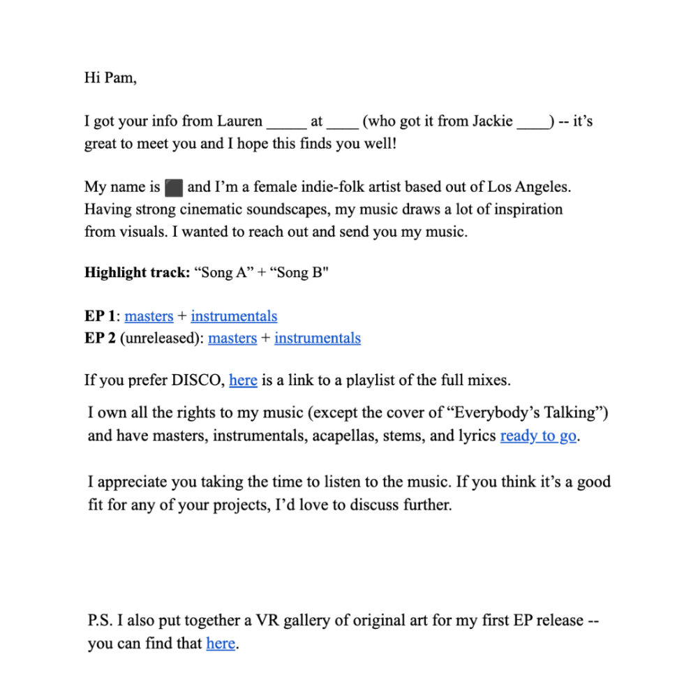 PGS :: Art of Cold Emailing - Introduction Email